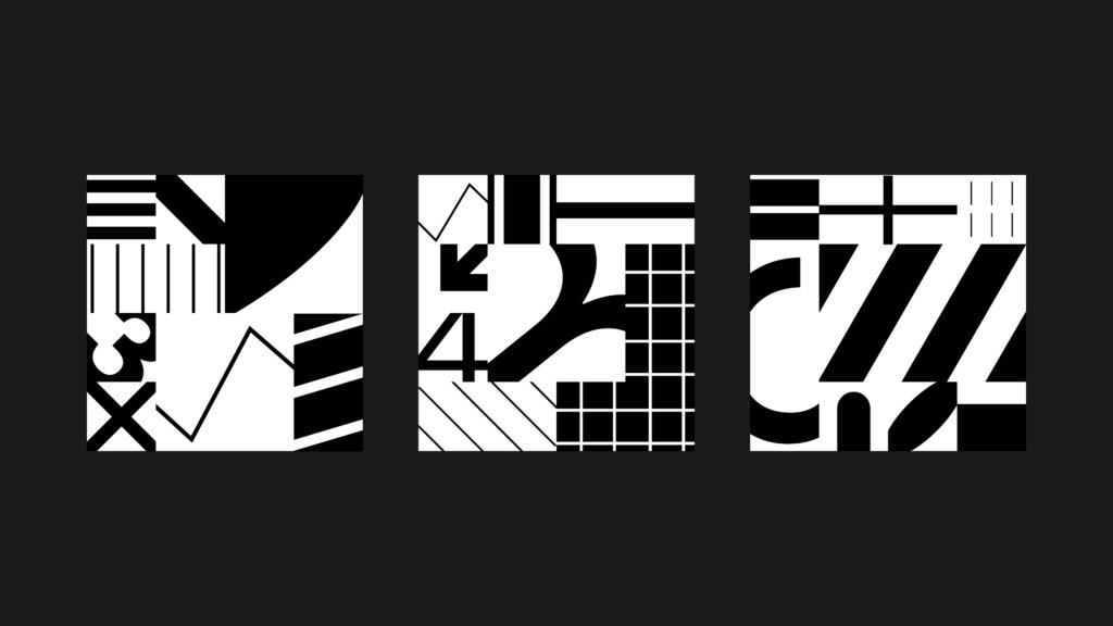 Rapid prototyping compositions with the Grid App, designed by FAY.