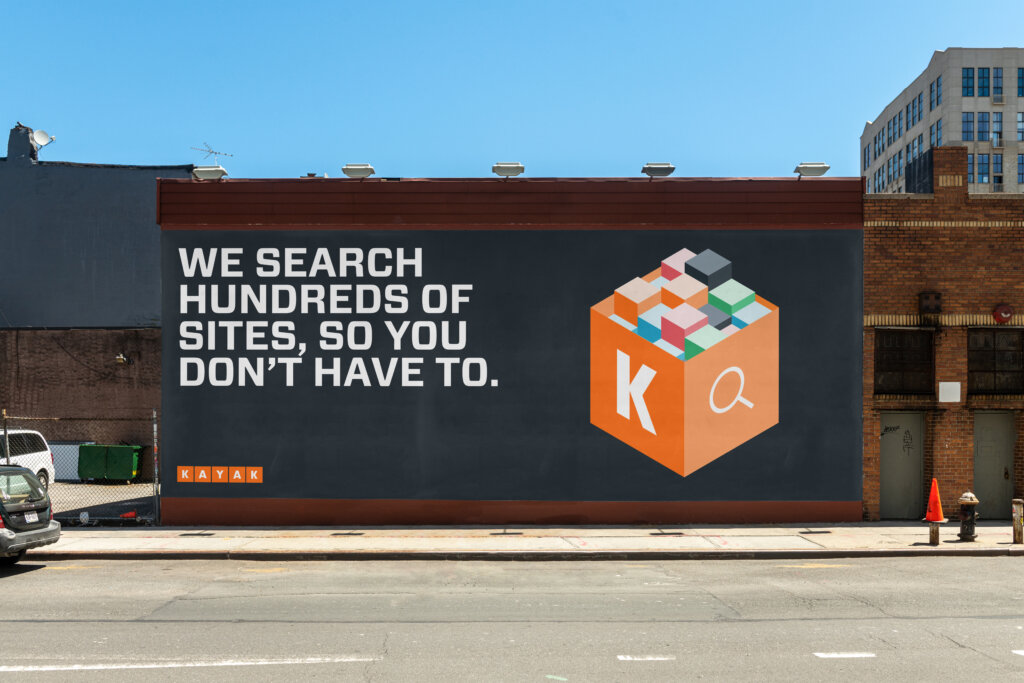 Billboard for KAYAK designed by FAY.