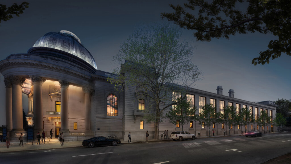 Yale Schwarzman Center exterior building design.