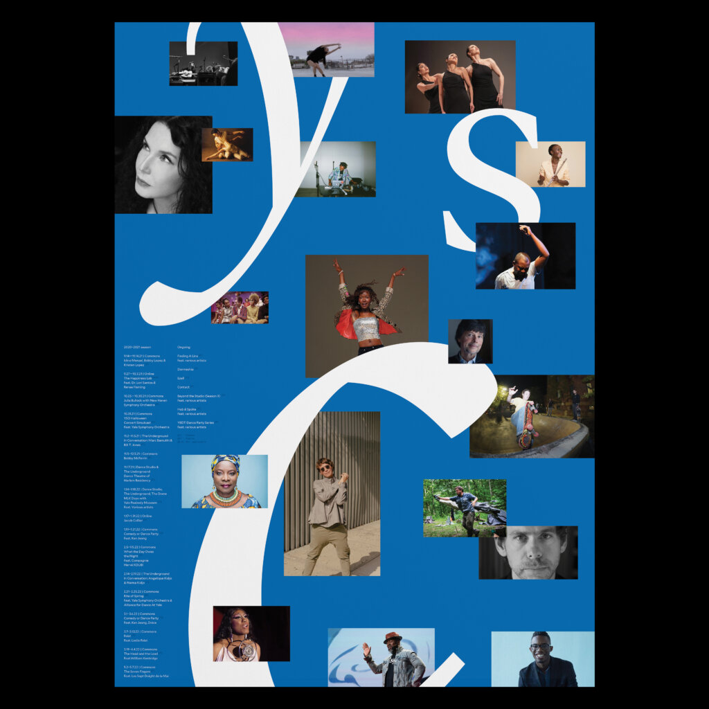 Yale Schwarzman Center poster designed by FAY.