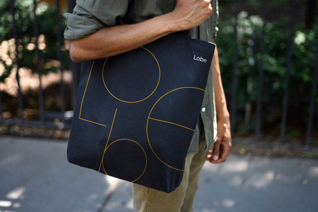 Lobe totebag, designed by FAY.