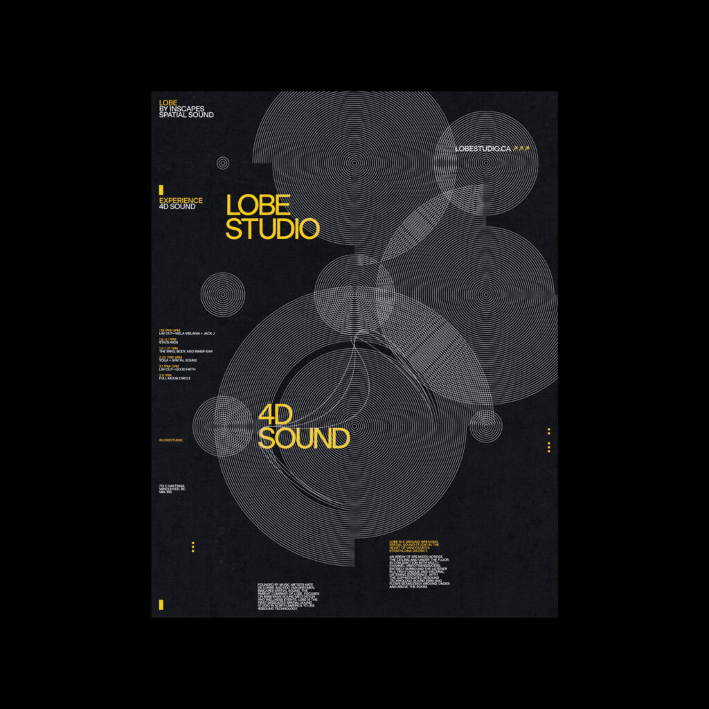 Poster designed by FAY for Lobe's 2020 spring season.